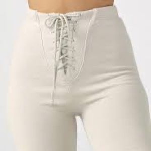 Joah Brown Lace Up Jogger